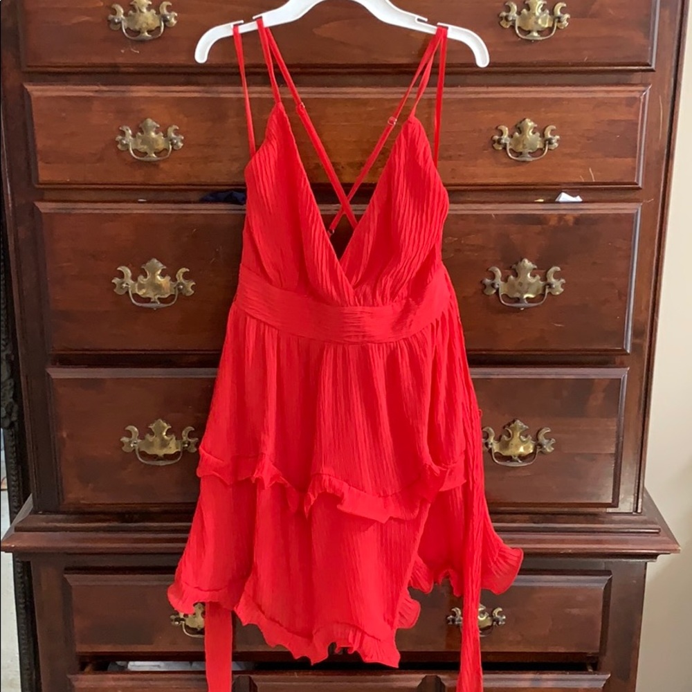Red dress